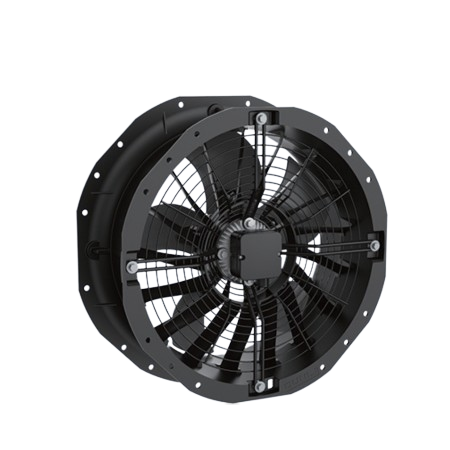 Ventilador axial X Pro EC de 500 mm de alta eficiencia para sistemas HVAC.